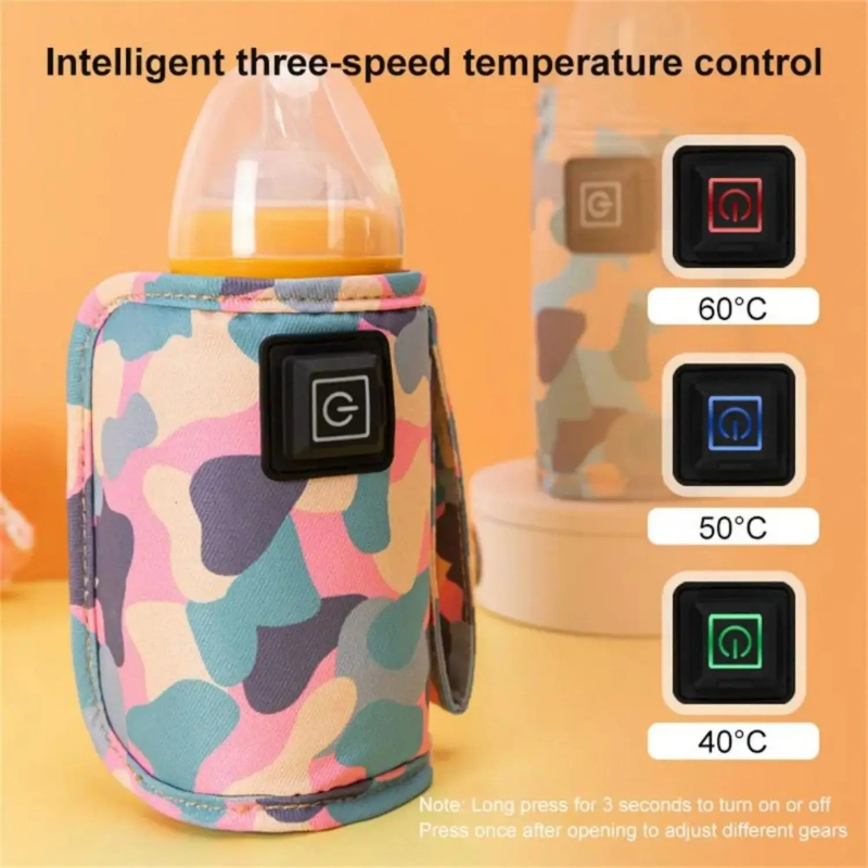Baby Food Warmer - USB-Milch- und Wasserwärmer, Isolierte Reisetasche für