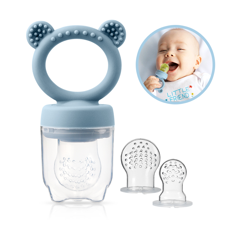 Baby Food Bites - Silikon-Bärchen-Fruchtsauger für Babys – Spaßige und