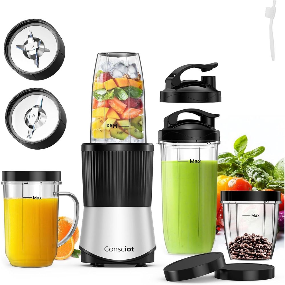 Baby Food Blender - 16-teiliges Mixer- und Zerkleinerer-Set, Persönliche Größe,