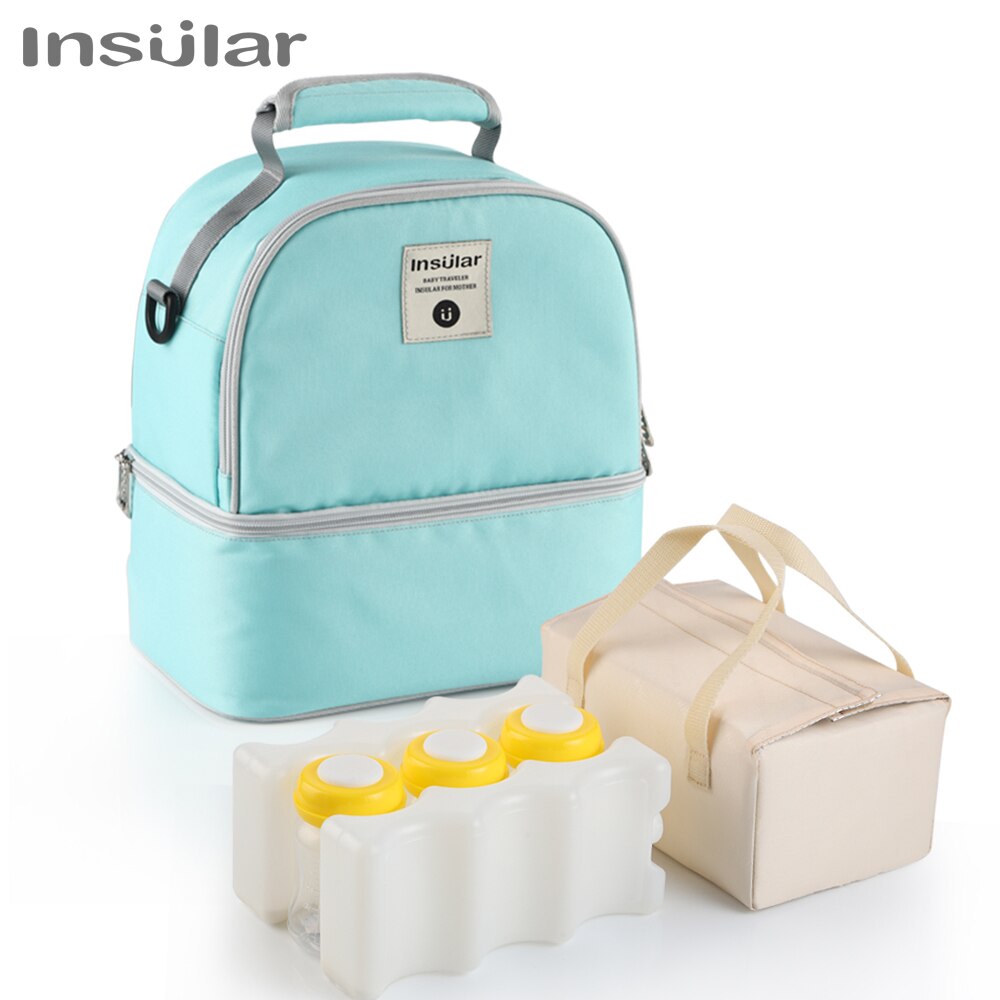 Baby Food Warmer - Großer, tragbarer, thermisch isolierter Wickelrucksack mit