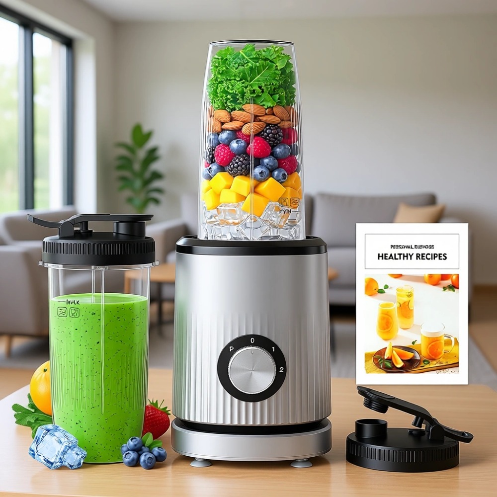 Baby Food Blender - Tragbarer Persönlicher Smoothie-Mixer mit 2 24oz