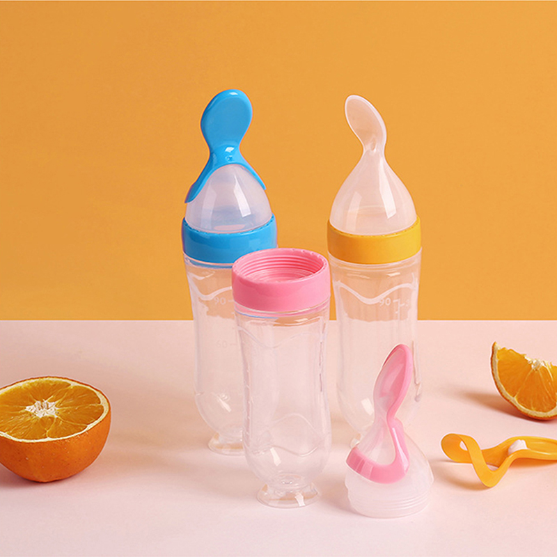 Baby Food Bites - Quetschen Fütterung Flasche Silikon Neugeborenen Baby