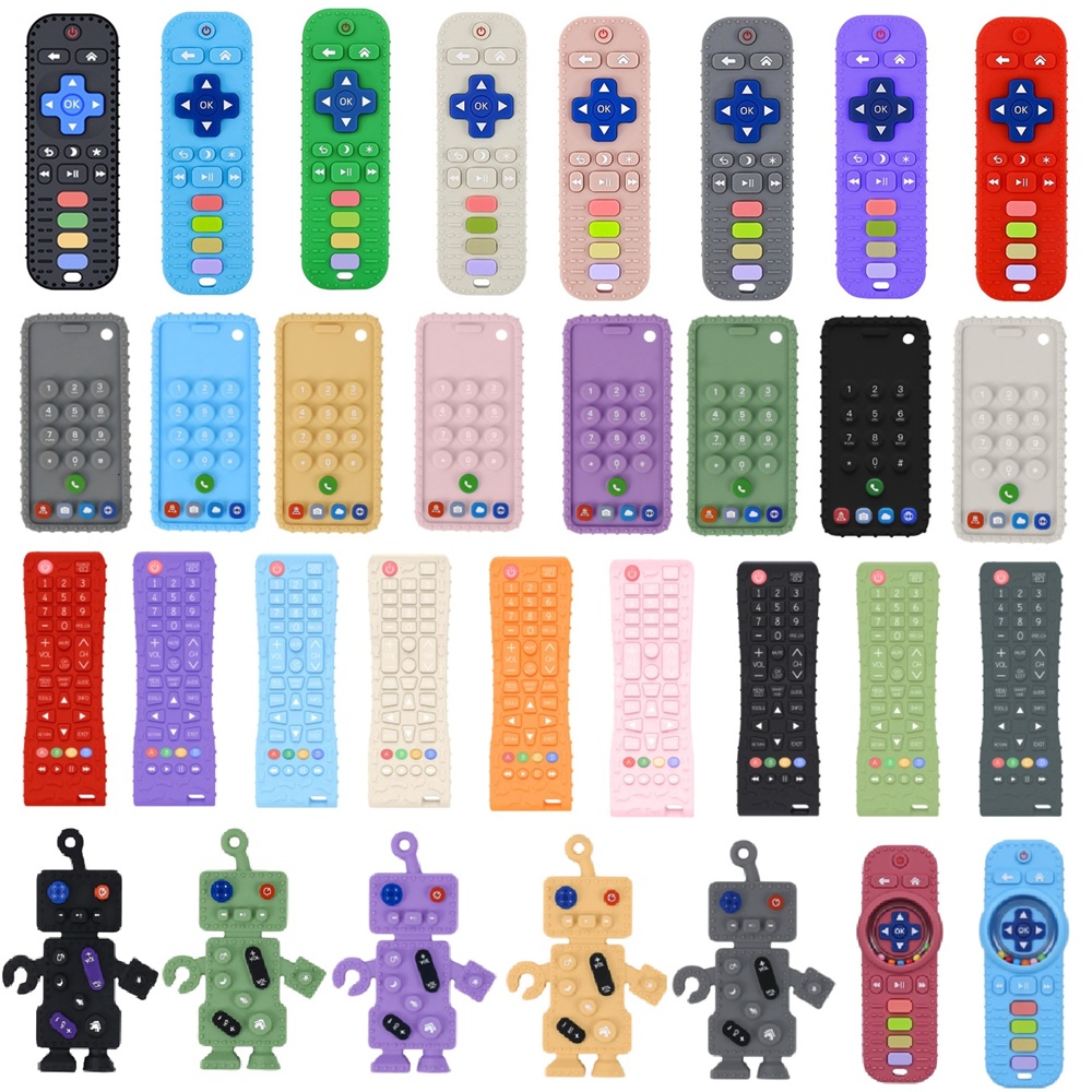 Baby Food For 1 Year Old - 40 Stile Silikon-Simulations-TV-Fernbedienungsform Beruhigendes Spielzeug Baby