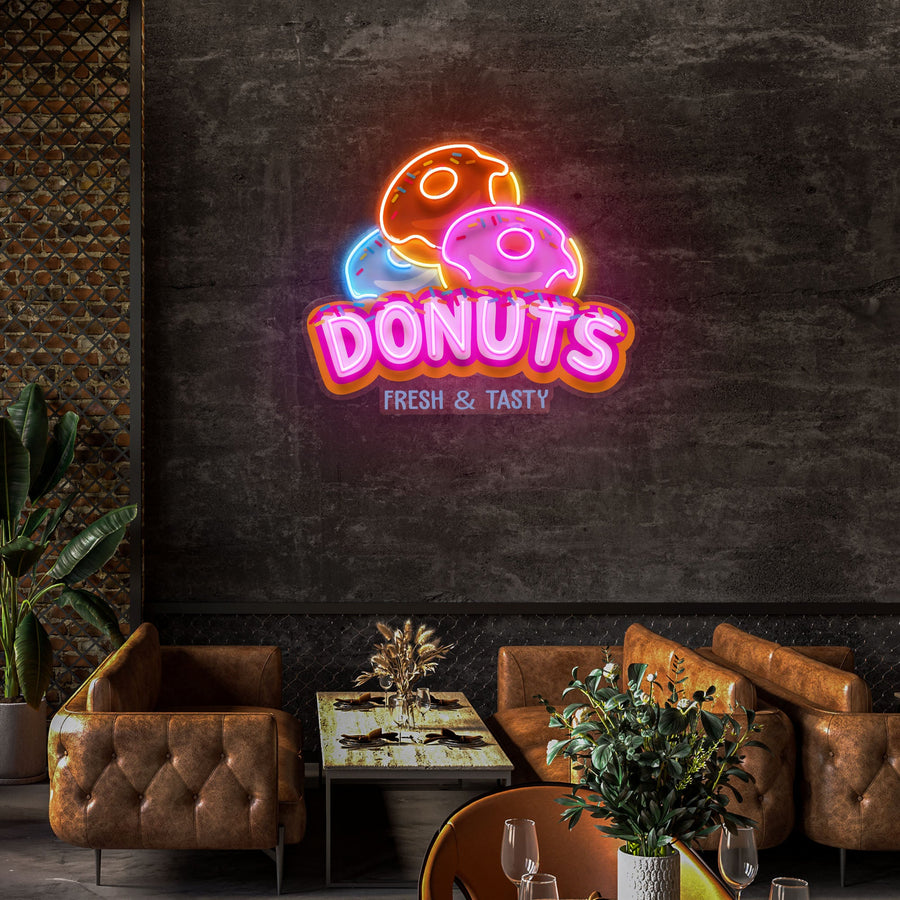 Baby Food Restaurant - Benutzer definierte Restaurant mit Donut Leucht