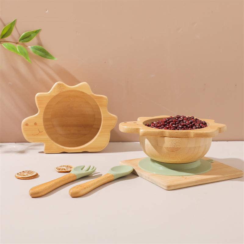 Baby Holzgeschirr Set Dinosaur – Silicone Suction Bowl Bewertung und Preis