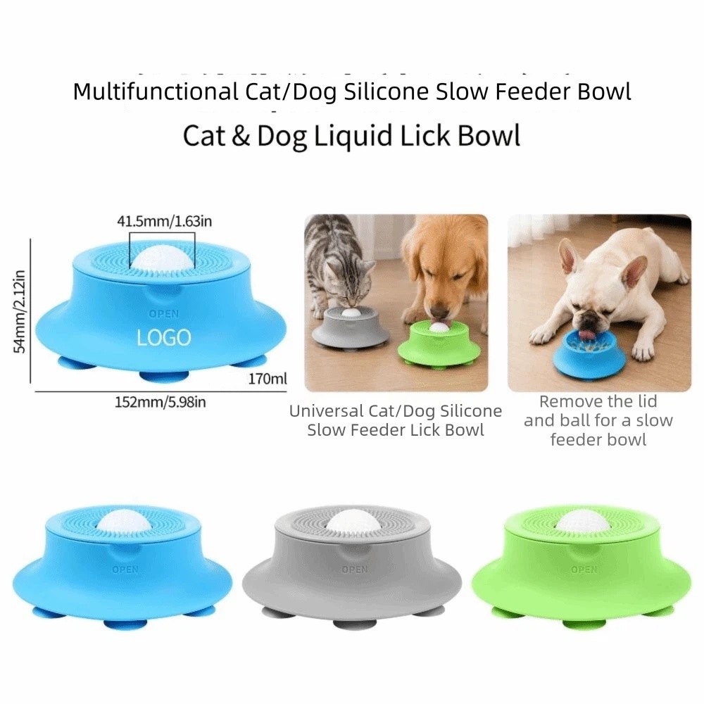 Silikon-Hundeleckmatte mit rut – Silicone Suction Bowl Bewertung und Preis