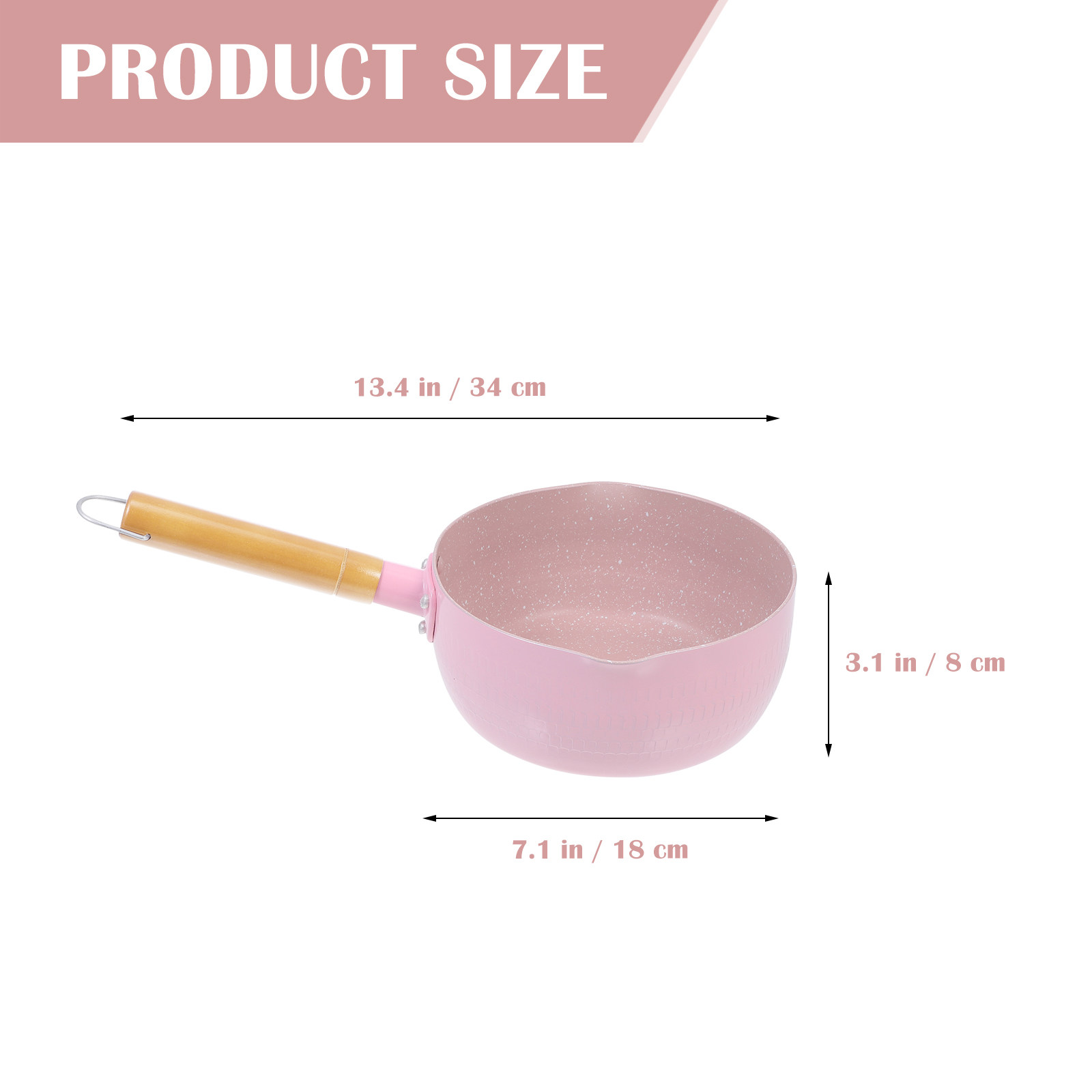Holzgriff Aluminium-Milchtopf  – Baby Food Restaurant Bewertung und Preis