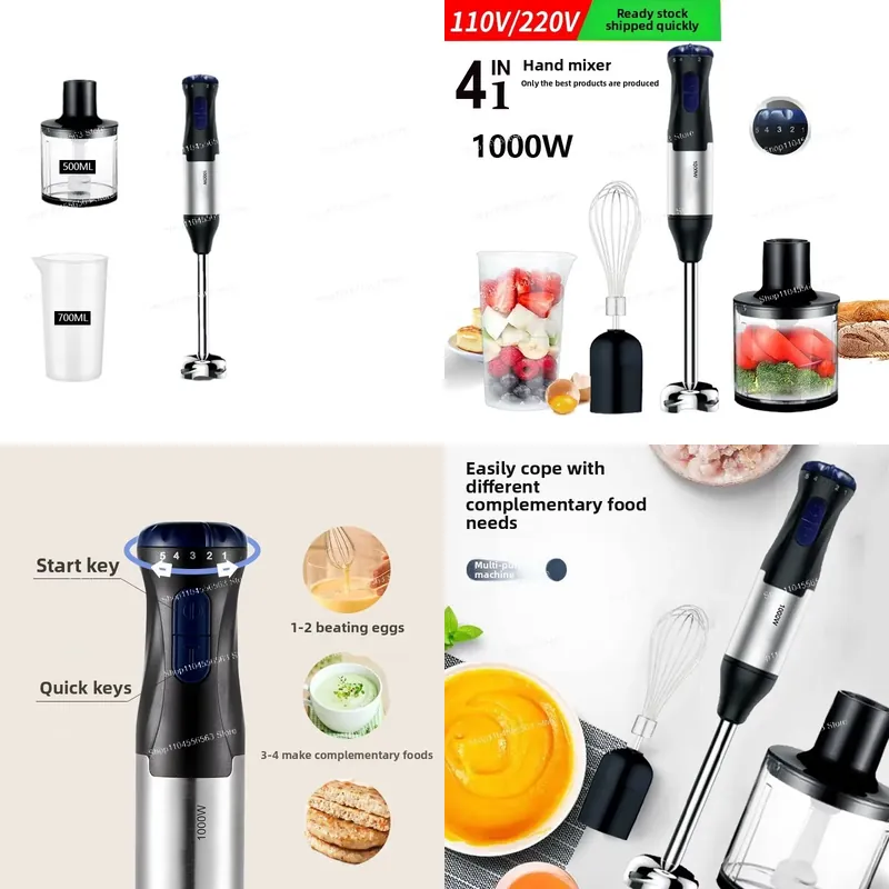 110V 1000W Handstabmixer, Mult – Baby Food Blender Bewertung und Preis