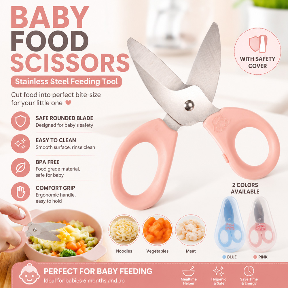 Baby-Lebensmittelschere aus Ed – Baby Food For 1 Year Old Bewertung und Preis